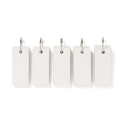 ポリプロピレンカバー単語カード５セット　クリア・１００枚