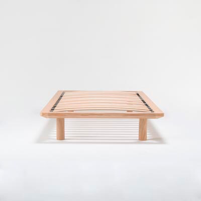 無印良品　MUJI 木製 ベッドフレーム シングル タモ材 ／ ナチュラル 木製ベッドフレーム・シングル・タモ材／ナチュラル | 無印良品