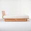 木製ベッドフレーム・セミダブル／タモ材・ナチュラル２００９