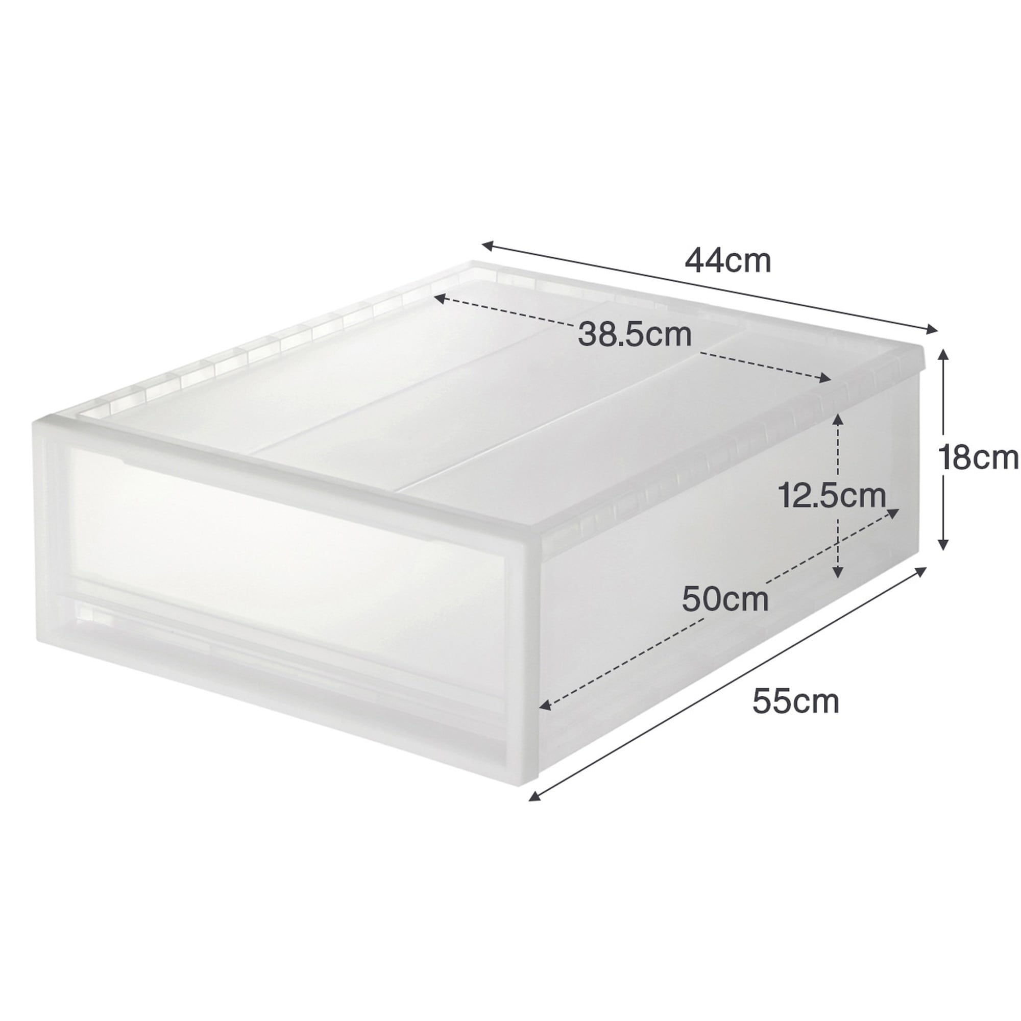 【まとめ買い】ＰＰクローゼットケース・引出式・小