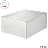 【まとめ買い】ＰＰクローゼットケース・引出式・大