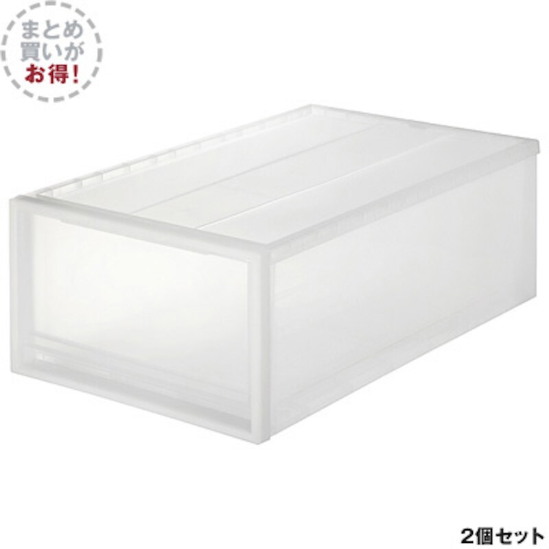 まとめ買い】ＰＰ衣装ケース・引出式・大 無印良品
