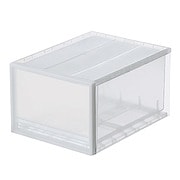 宅送 ｐｐ収納ケース引出式 大 宅 ｖ 約幅３４ 奥４４ ５ 高２４ｃｍ ポリプロピレン収納 通販 無印良品
