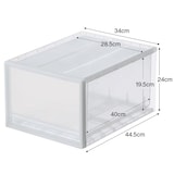 【まとめ買い】ＰＰ収納ケース・引出式・大