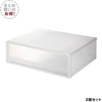 宅送】ＰＰクローゼットケース引出式・小 | 無印良品