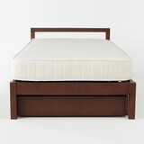 木製ベッド下収納・大タモ材／ナチュラル