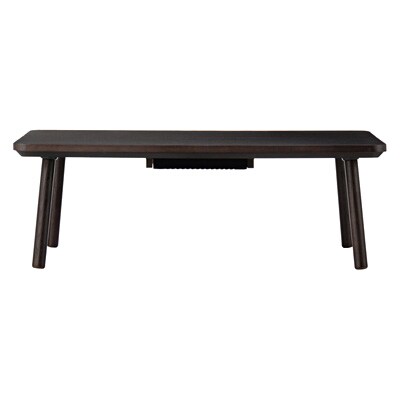 こたつ長方形本体・ダークブラウン（リバーシブル天板）