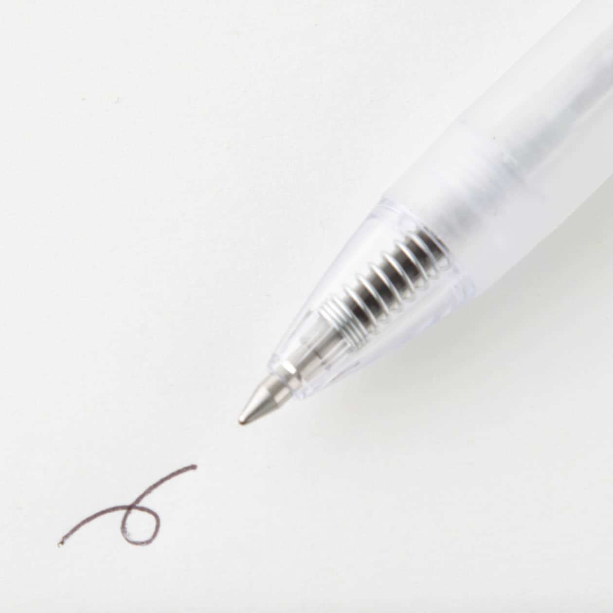 ポリカーボネート　ボールペン・ラバーグリップ付