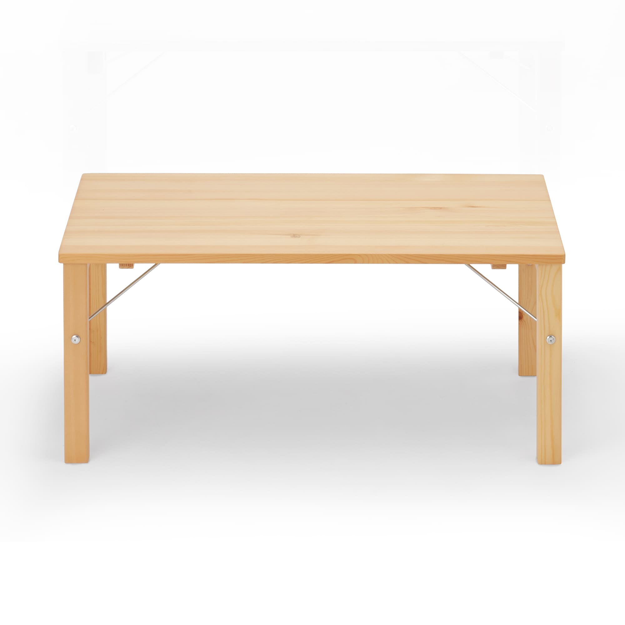 パイン材ローテーブル・折りたたみ式