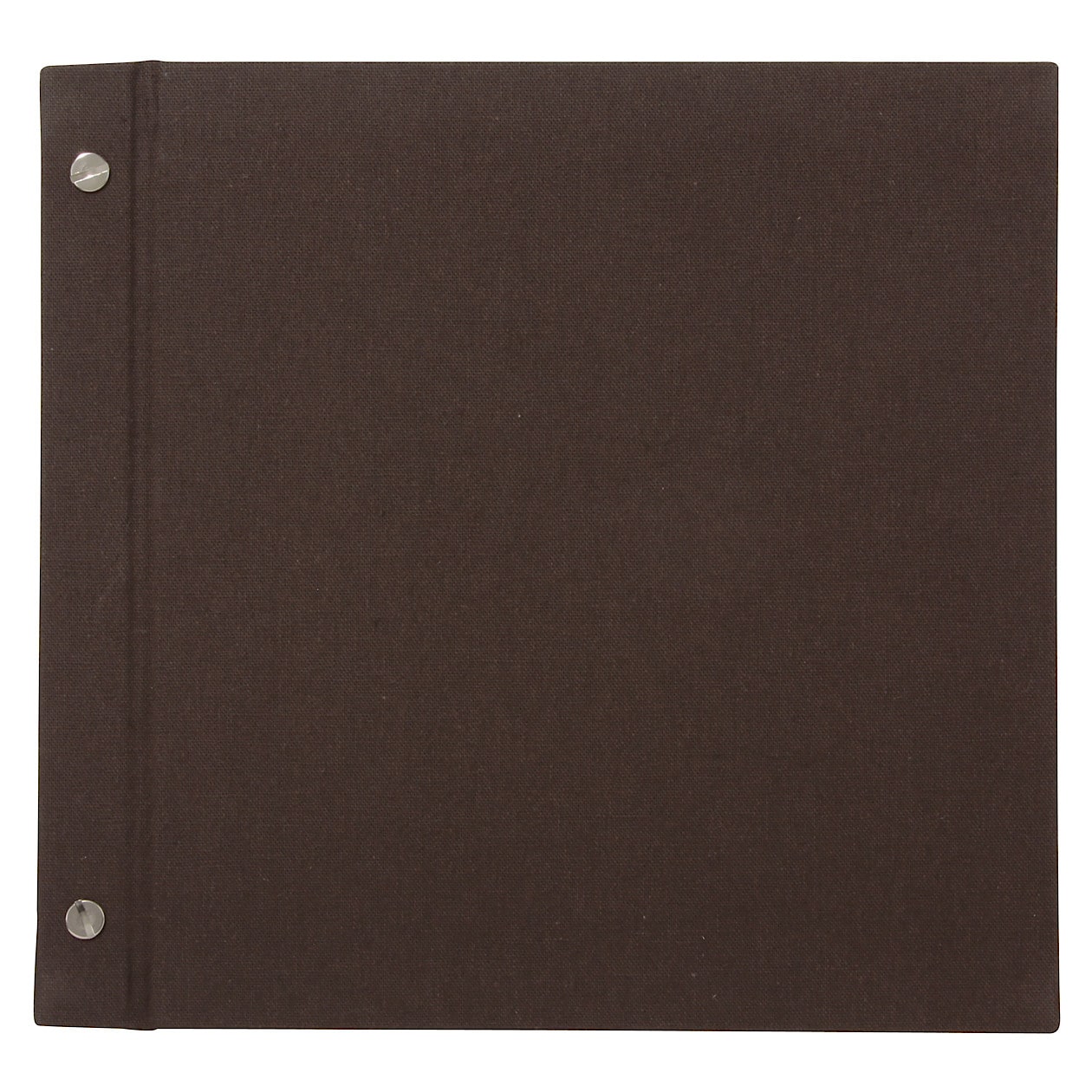 綿麻増やせるフリー台紙アルバム スクエア １０枚 ブラウン 通販 無印良品