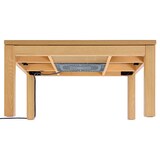 こたつ正方形・本体・タモ材／ナチュラル