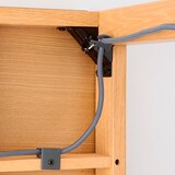 こたつ正方形・本体・タモ材／ナチュラル