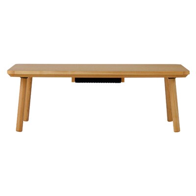 こたつ長方形・本体（リバーシブル天板）／ナチュラル