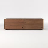 スタッキングキャビネット・幅１６２．５ｃｍ・追加セット・ウォールナット材