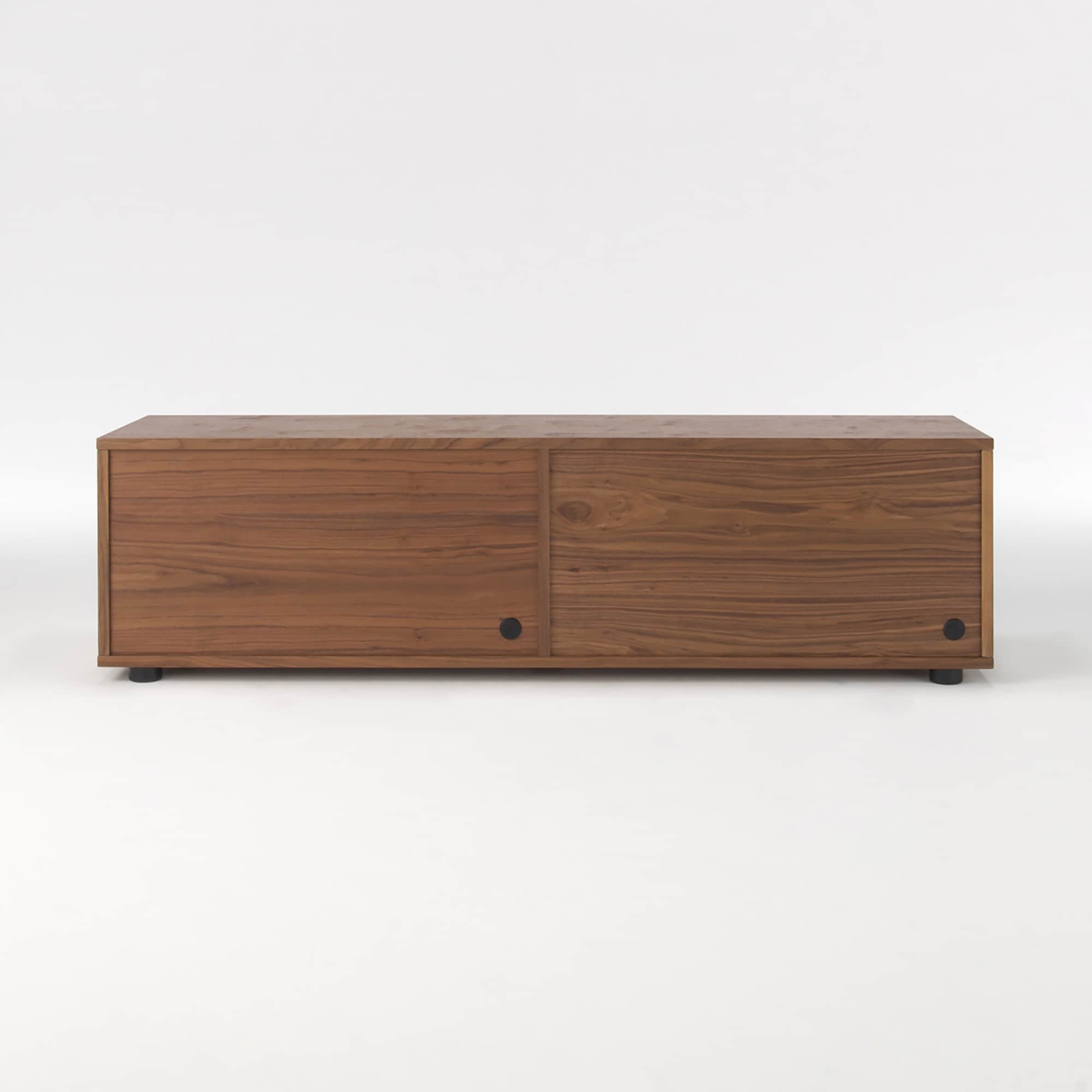 スタッキングキャビネット・幅１６２．５ｃｍ・追加セット・ウォールナット材