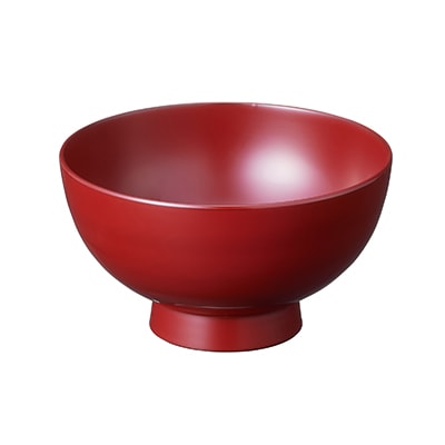 河和田塗り汁椀　約直径１２×高さ６．５ｃｍ