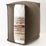 たっぷり羽毛ふっくら軽い掛ふとん／Ｑ