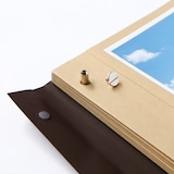 紙クロス増やせる　クラフト　フリー台紙アルバム