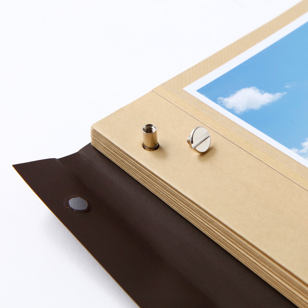 紙クロス増やせる　クラフト　フリー台紙アルバム