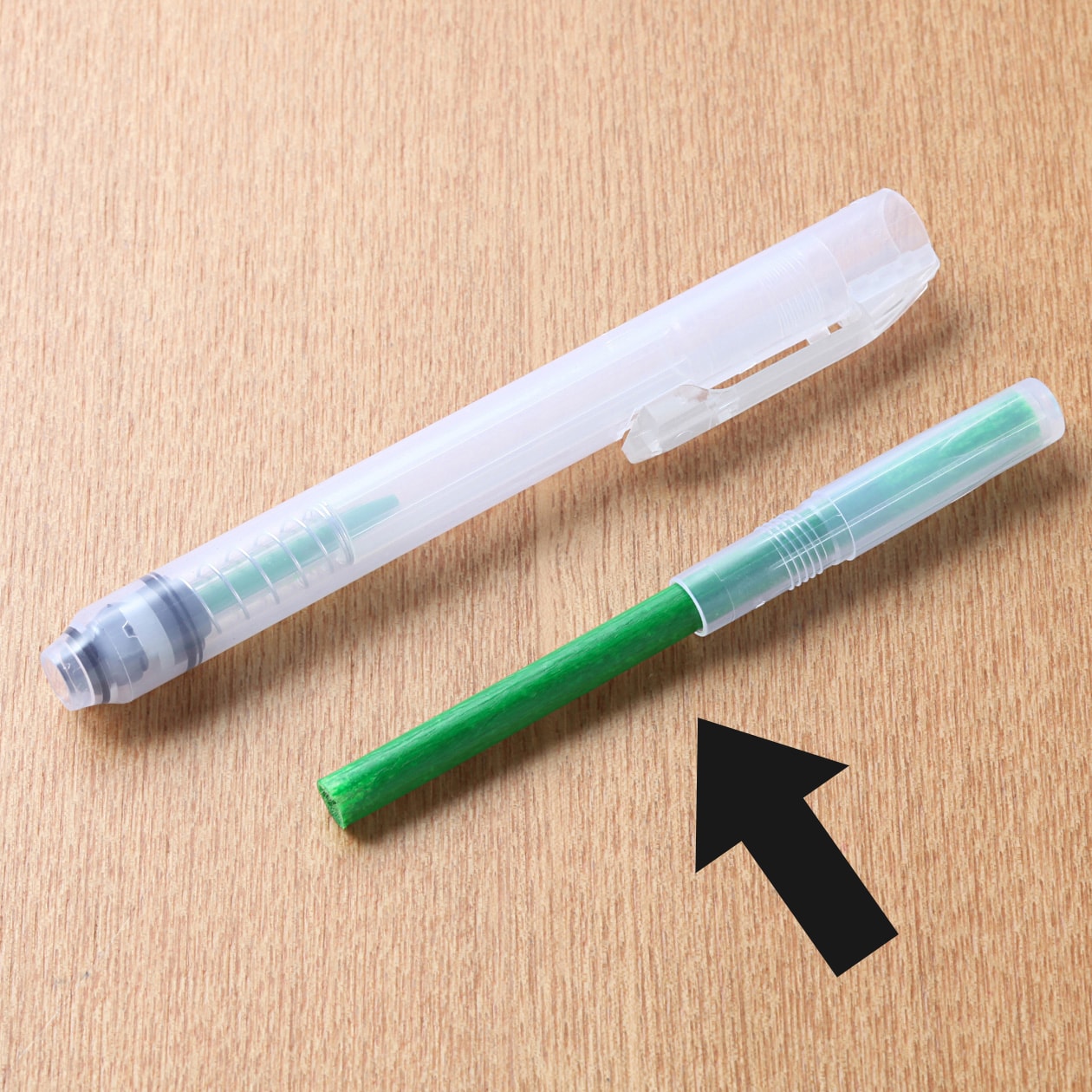 ノック式蛍光ペンリフィル