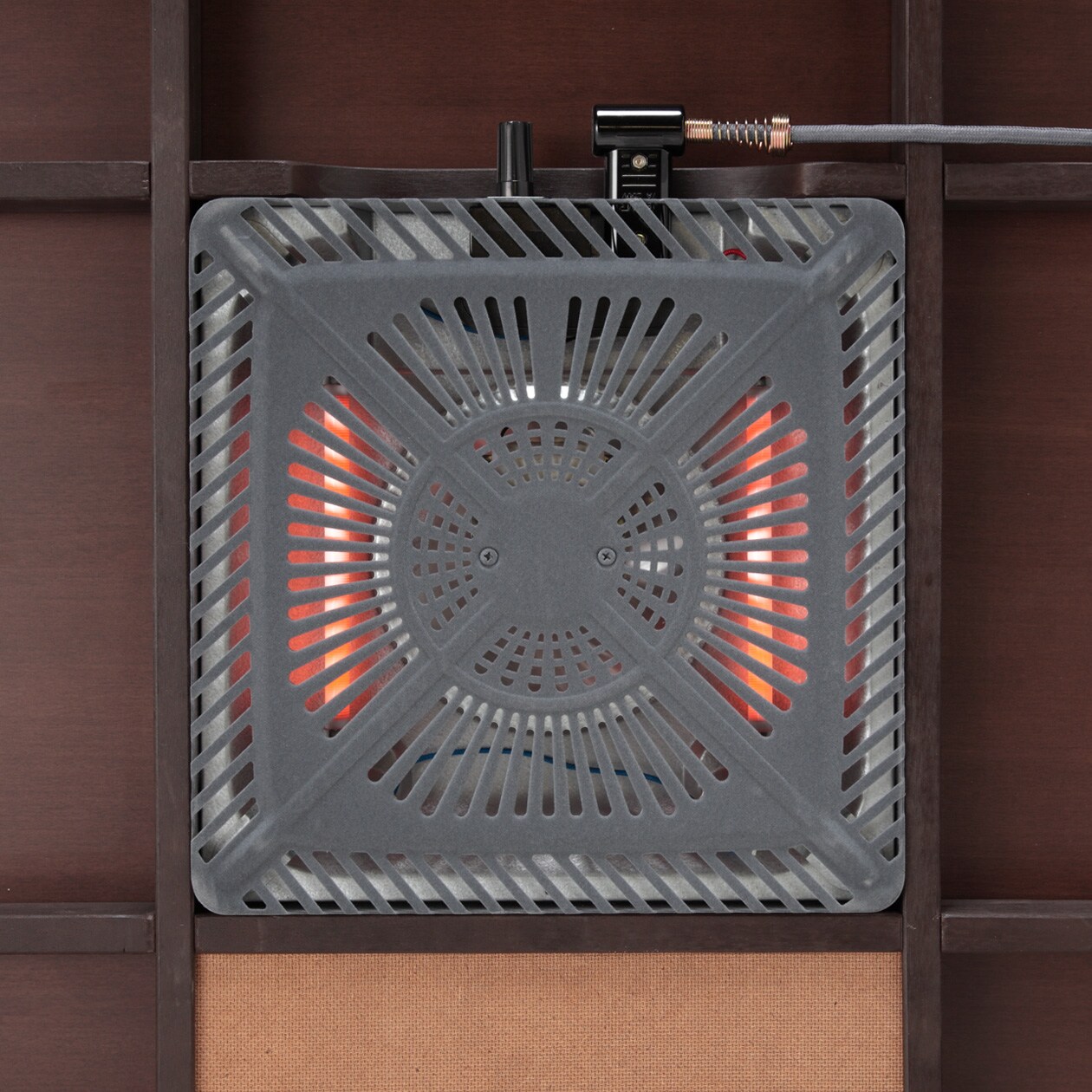 こたつ長方形・本体／ダークブラウン