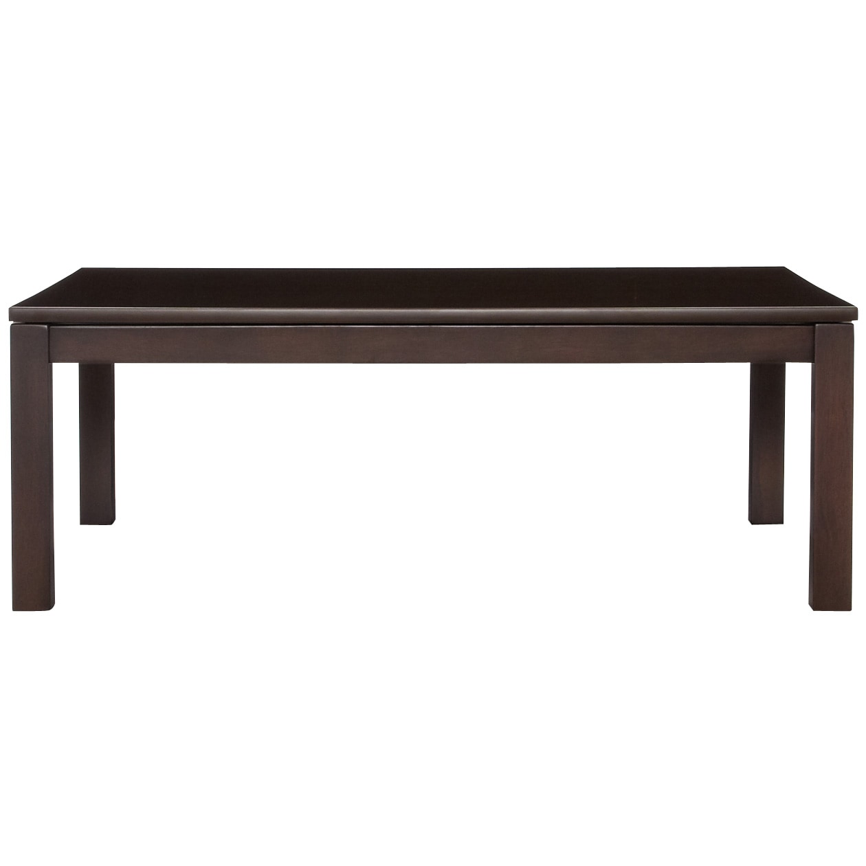 こたつ長方形・本体／ダークブラウン