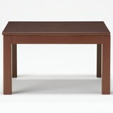 こたつ正方形・本体／ダークブラウン・大