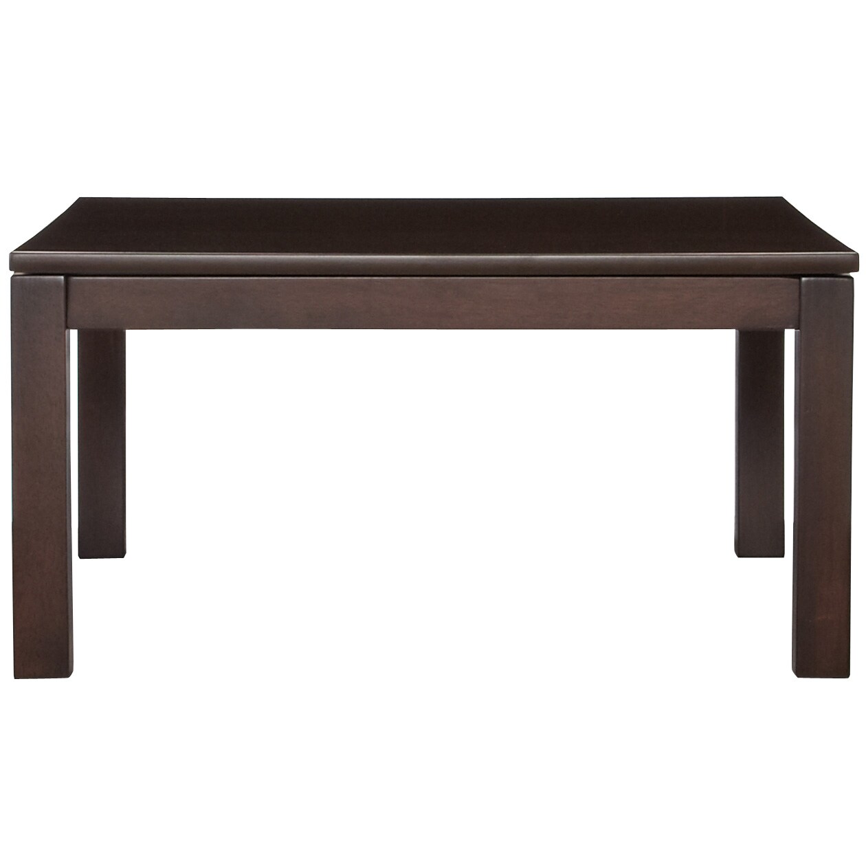 こたつ正方形・本体／ダークブラウン・大