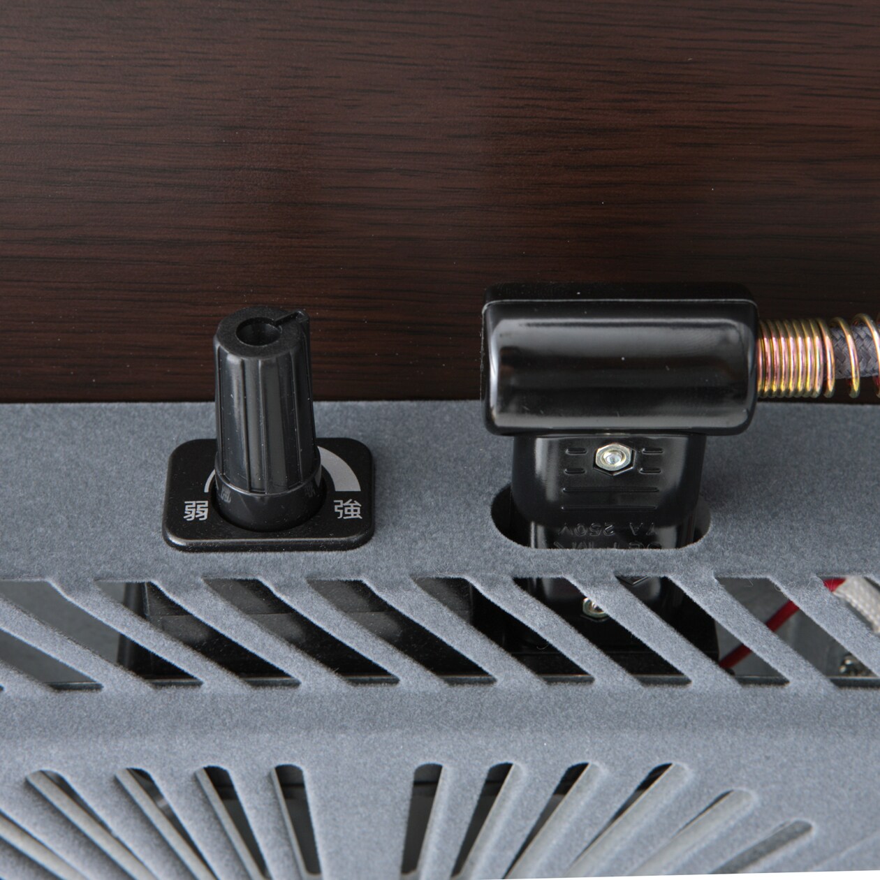 楕円こたつ・本体／ダークブラウン