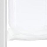 ポリエステル分繊糸ボイルプレーンシェード用生地／オフ白