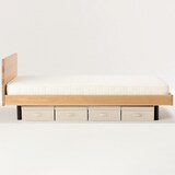 無垢材ベッド・セミダブル・オーク材