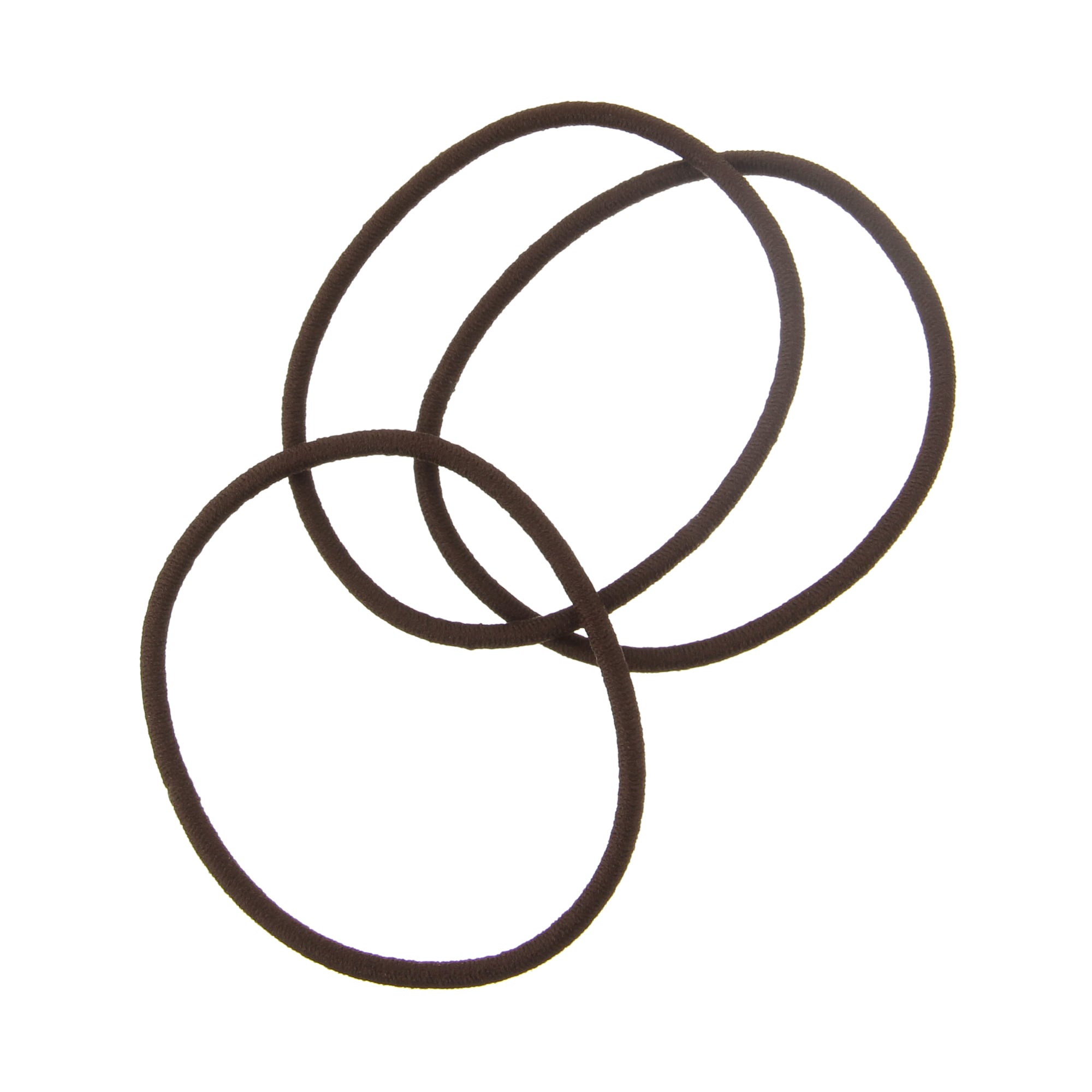 ヘアゴムリング・細・茶