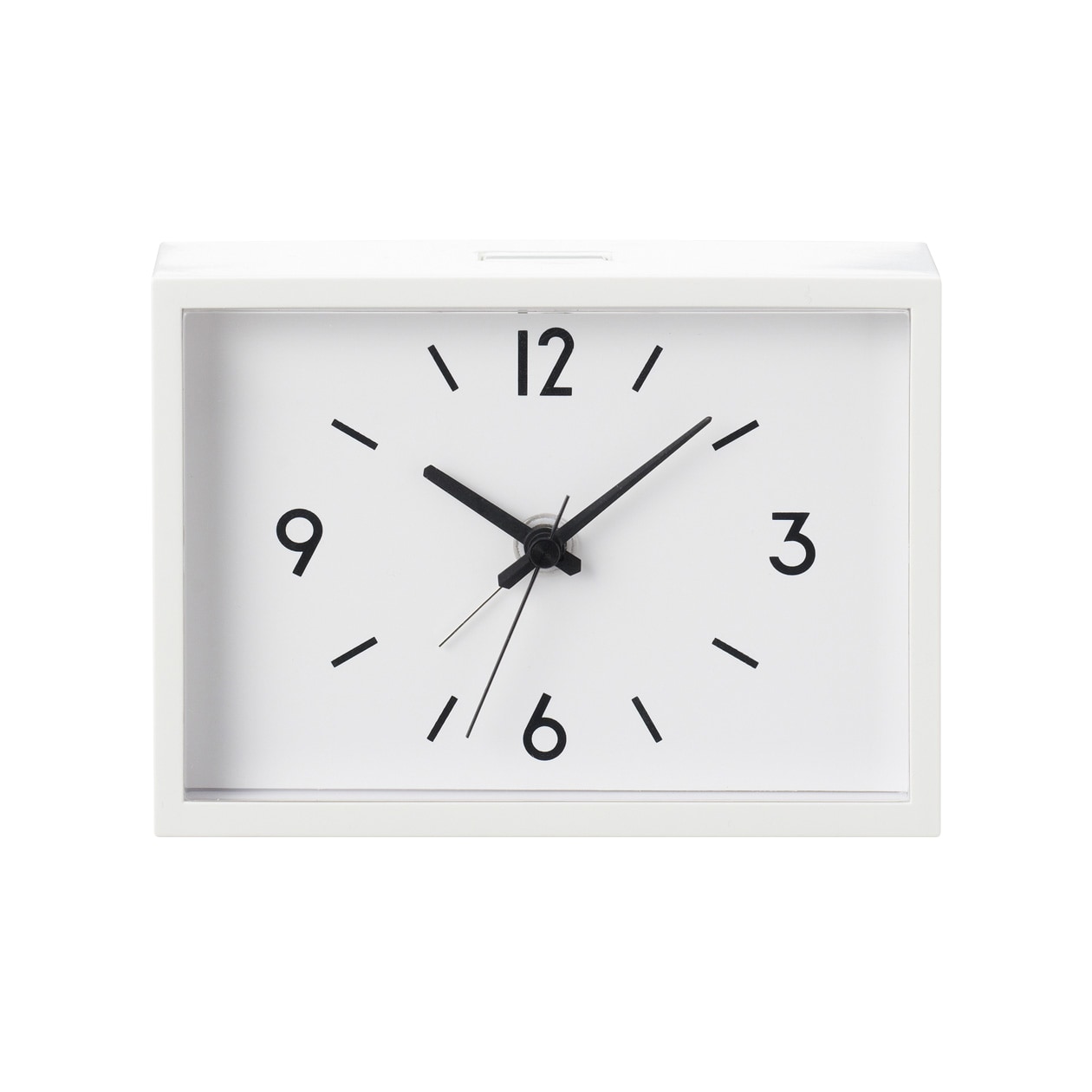 駅の時計・アラームクロック・アイボリー | 無印良品
