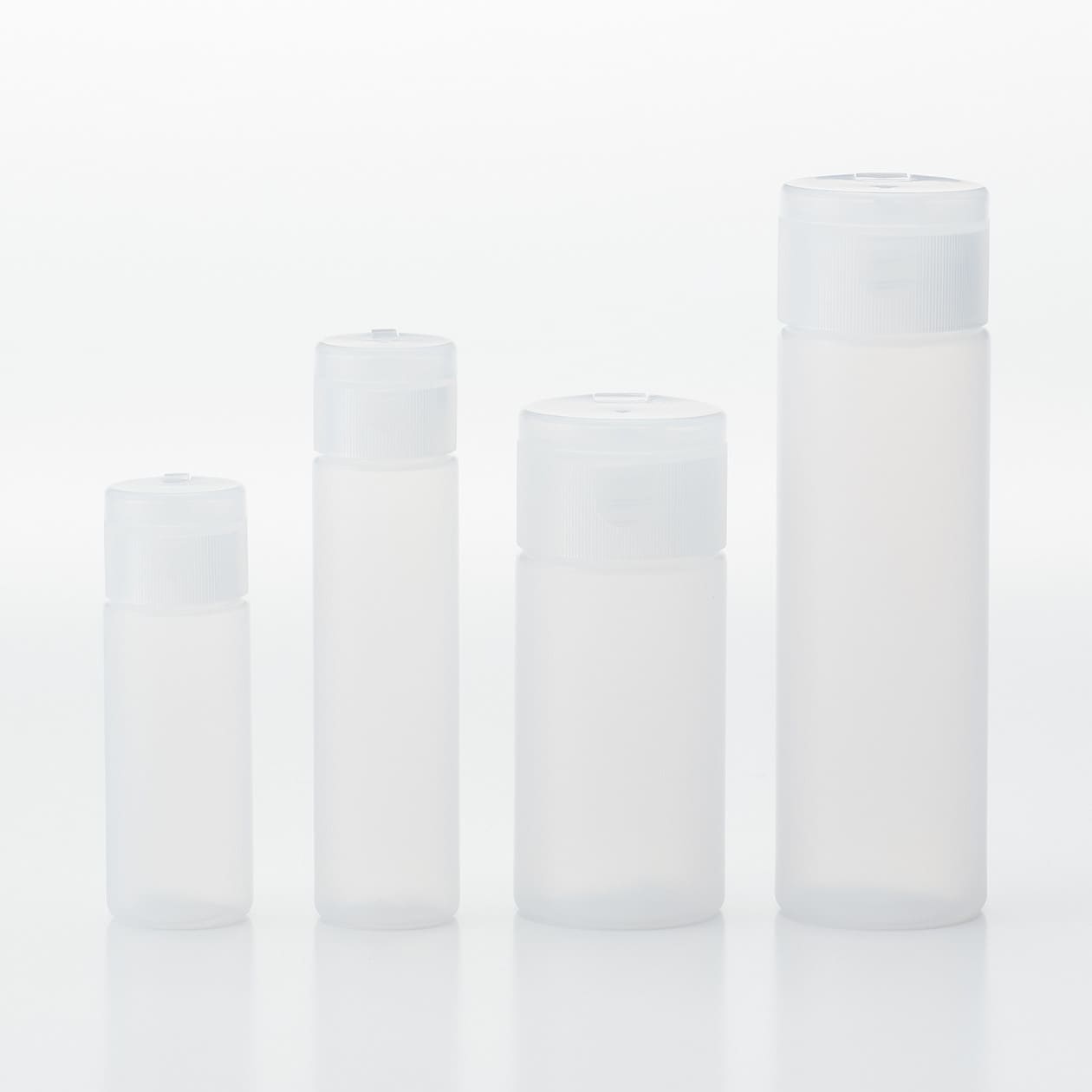 無印良品 ポリエチレン小分けボトルワンタッチキャップ 6個 100mL 良品計画720円 安い割引 100mL