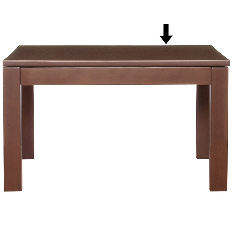 パーツ】こたつ 天板（正方形 ダークブラウン 小）65×65 | 無印良品