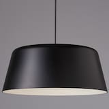 ペンダントライト台形・Ｌ／シェード・コード・フランジ：ブラック