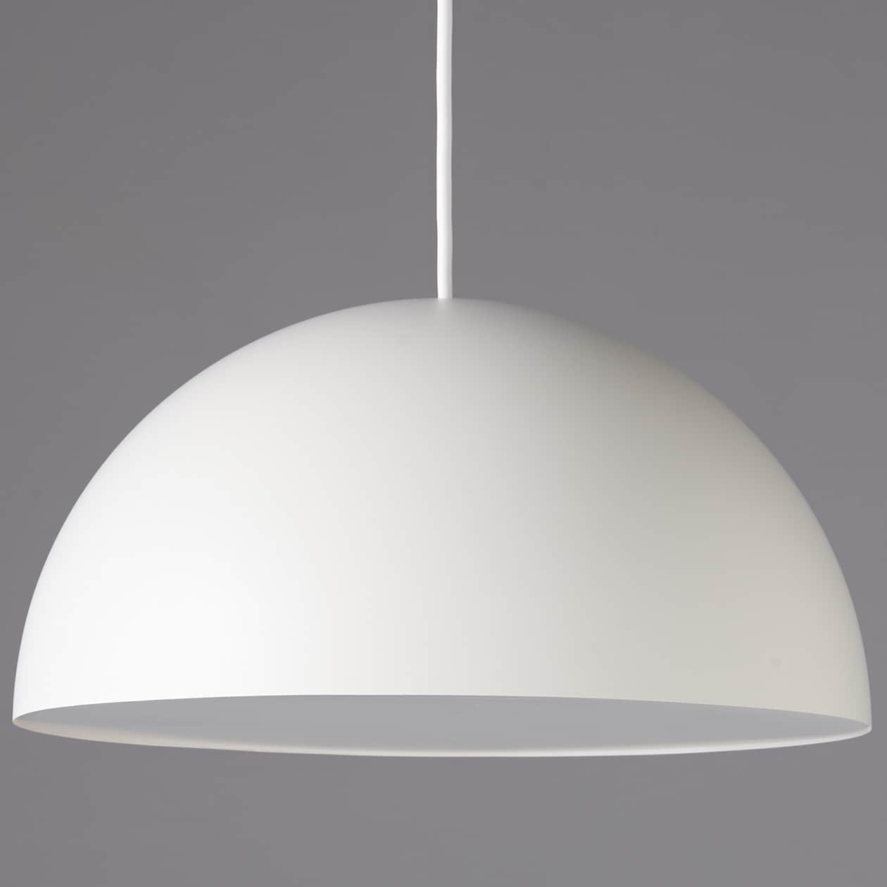 ペンダントライト半球・Ｍ／シェード・コード・フランジ：ホワイト
