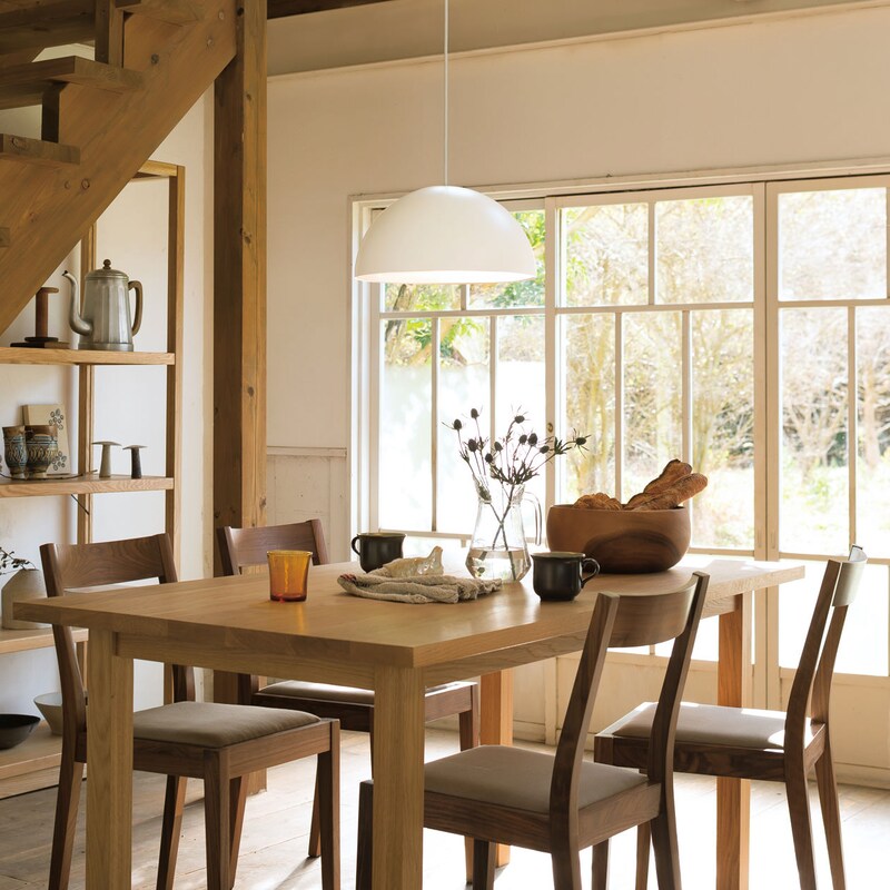 ペンダントライト半球・M／シェード・コード・フランジ：ホワイト  