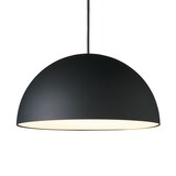 ペンダントライト半球・Ｍ／シェード・コード・フランジ：ブラック