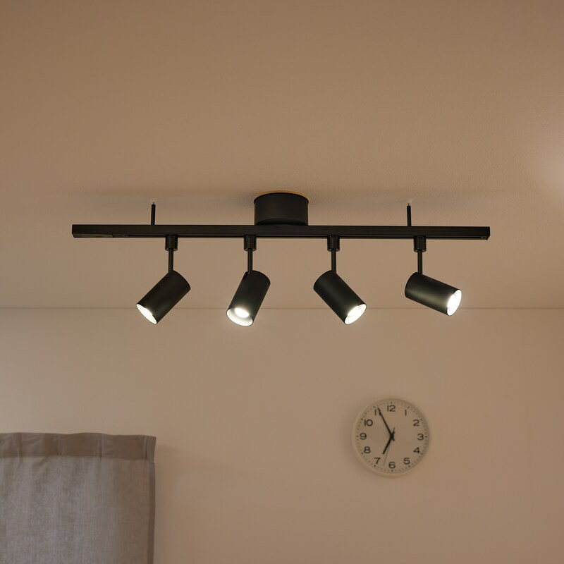 システムライト用LEDスポットライト・小／ブラック | 無印良品 