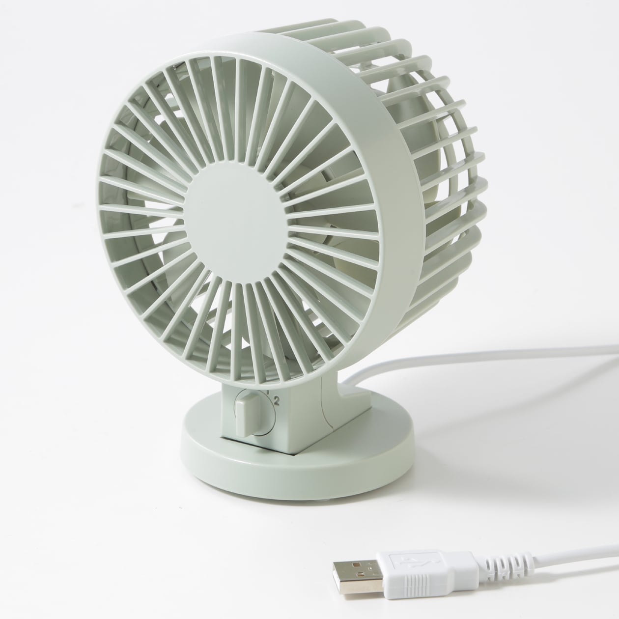 ＵＳＢデスクファン（低騒音ファン）・グリーン