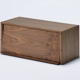 スチールユニットシェルフ用・ボックス・フラップ扉・ウォールナット材