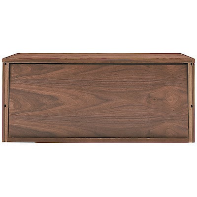 スチールユニットシェルフ用・ボックス・フラップ扉・ウォールナット材