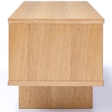 オーク材ＡＶラック薄型（引戸）・幅１１０ｃｍ