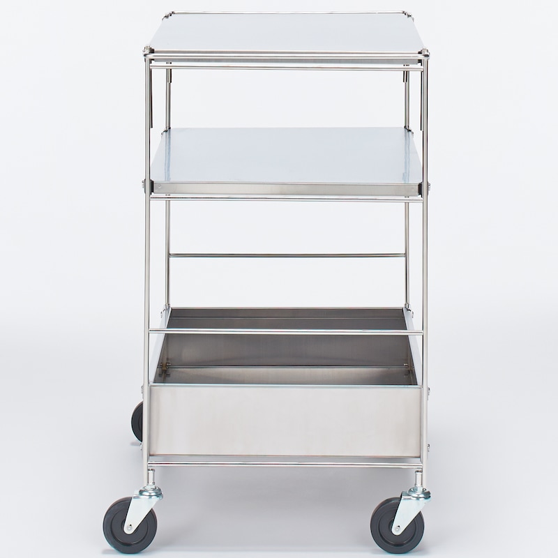 ステンレスユニットシェルフワゴンセット | 無印良品