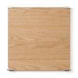 ステンレスユニットシェルフ・追加棚・オーク材