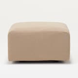 綿平織ユニットソファオットマン小用カバー／ベージュ