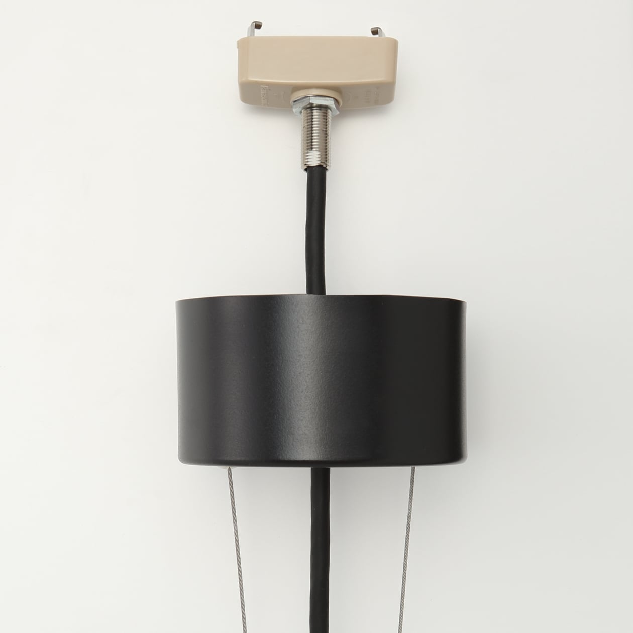 ペンダントライト楕円・Ｌ／シェード：プリーツ／コード・フランジ：ブラック