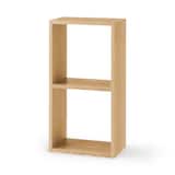 スタッキングシェルフ・２段・オーク材