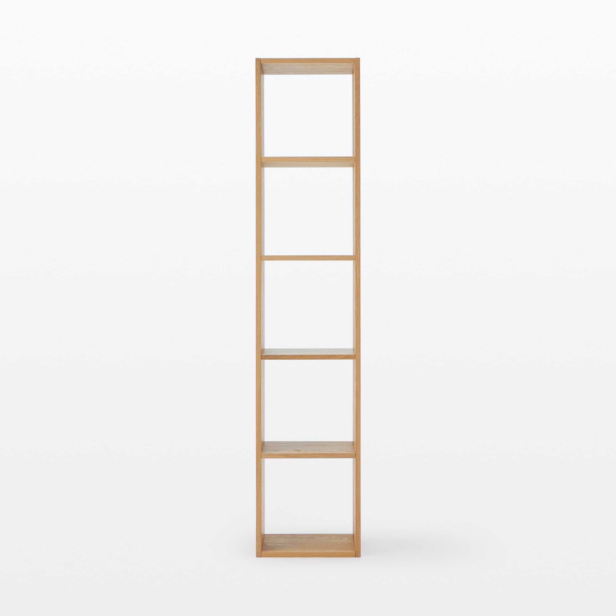 スタッキングシェルフ・５段・オーク材